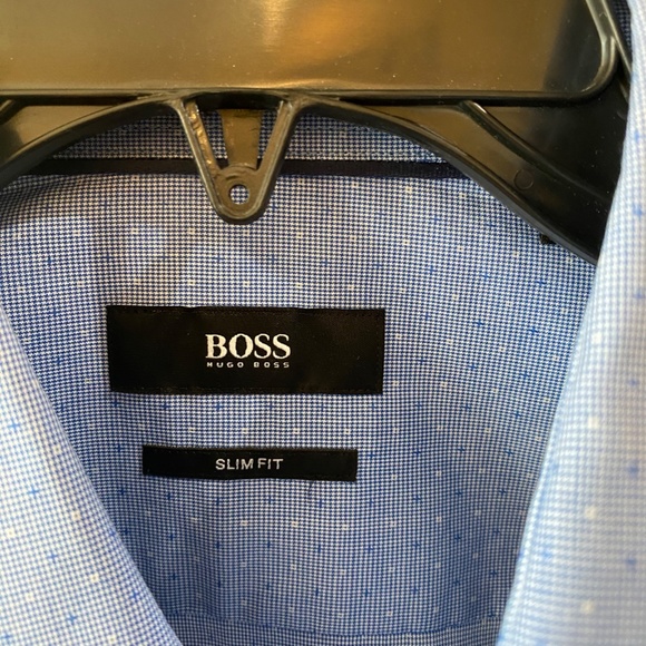 boss slim fit dress shirt